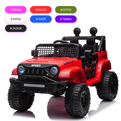 #ad 12V Kids Ride On Electric Car for Kids Power Wheels ATV Truck Car 3 8 Years Old $144.49