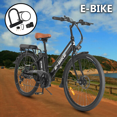 #ad #ad 26quot; 500W Electric Bike City Bicycle for Adults Commuter Ebike 36V 40Mi 20MPh $493.99