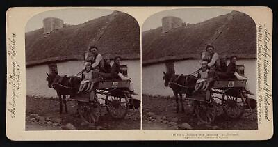 #ad Off for a holiday in a jaunting car Ireland Old Historic Photo AU $9.00