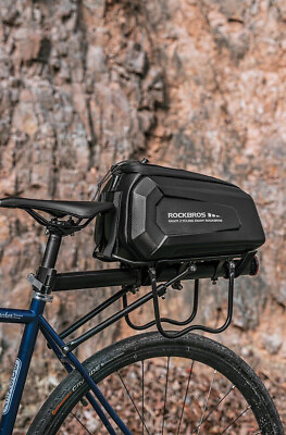 #ad ROCKBROS 9L Waterproof Bicycle Bag Large Rear Seat Bag MTB Road Bike Rack Trunk $39.99