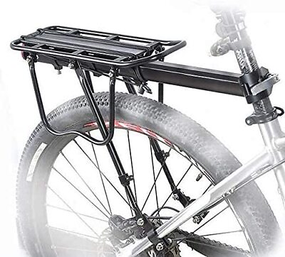 #ad #ad Universal Adjustable Bike Cargo Rack 110 Lbs Capacity Bicycle Luggage Carrier $45.10