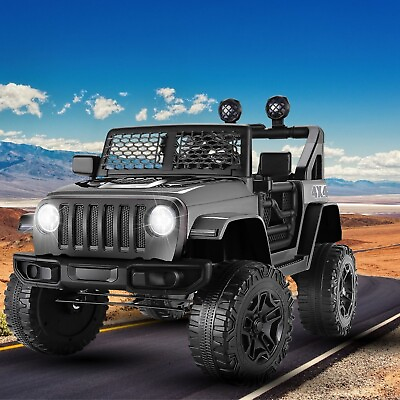 Ride On Car Jeep 12V Kids Electric with Remote Control 3 Speeds LED Lights MP3* $165.99