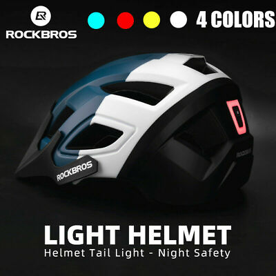 #ad ROCKBROS Cycling Bicycle Helmet MTB Road Bike Helmet 57 62cm W LED Light $42.99