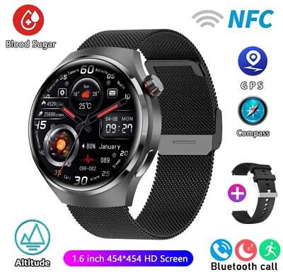 #ad #ad HUAWEI GT4 Pro GPS NFC Smart Watch Men 360*360 AMOLED Screen Heart rate $99.99
