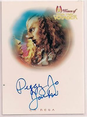 #ad Star Trek Women Of Voyager HoloFEX Autograph Card A12 Peggy Jo Jacobs Ch#x27;Rega $16.88