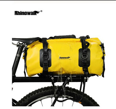 #ad 20L Waterproof Bike Rear Rack Seat Trunk Saddle Storage Pannier Bag Travel Bag $150.15