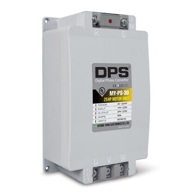 #ad #ad 1 Phase to 3 Phase Converter Must be only used on 25HP 18.7kW 75Amps 200V 240V $898.00