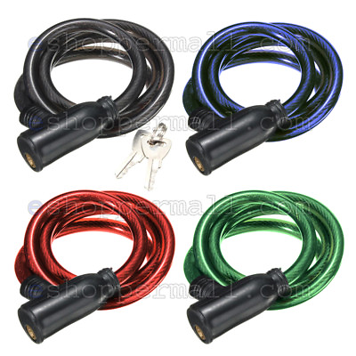#ad Bicycle Cable Lock Bike Lock Heavy Duty 10mm x 36quot; Anti Theft Device w 2 key s $49.99
