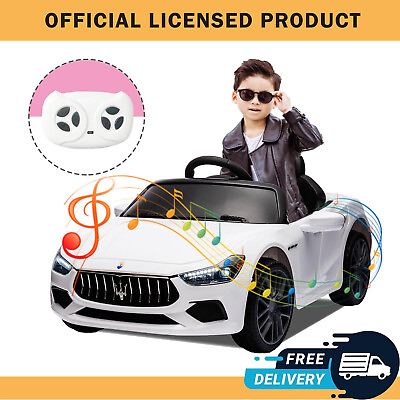 #ad #ad Ride On Car Rechargeable Toy Car for Kids Battery Powered Electric Car White $151.34