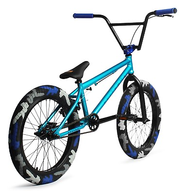 Elite 20quot; BMX Destro Bicycle Freestyle Bike 3 Piece Crank Blue Combat NEW $299.00