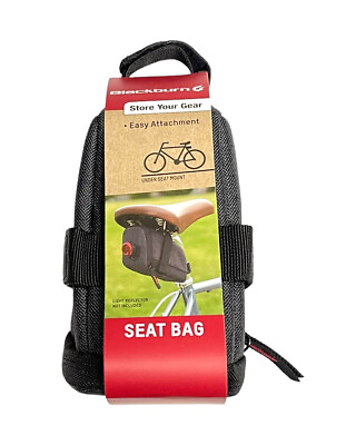 #ad Blackburn Cycling ￼Grid Under Seat Mount Bag Gray amp; Black Approx 6”x3”x4” NEW $20.41