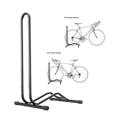 #ad Bicycle Storage Floor Rack Bike Freestanding Display Holder Stand Garage Home $30.00