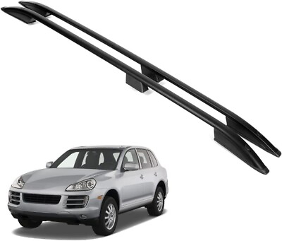 ERKUL Roof Rails Fits Porsche Cayenne 2003 10 Car Racks For Roof Aluminum Black $129.00