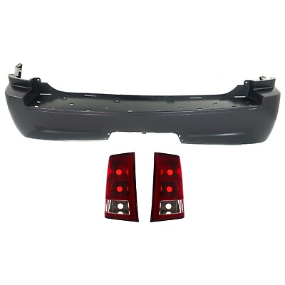 #ad Bumper Cover amp; Tail Light Kit For 2005 06 Jeep Grand Cherokee Rear with Tow Hook $307.62