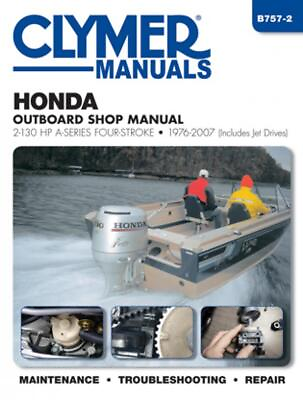 #ad Honda 2 130 HP 4 Stroke Outboards Includes Jet Drives 1976 2005 Service Repair $49.95
