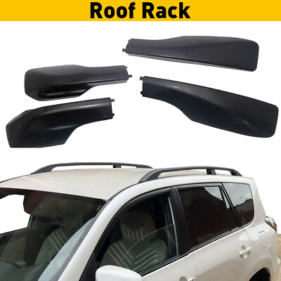 #ad for Toyota RAV4 2001 2005 5 Door Black Top Roof Rack End Cover Shell Replace 4pc $26.99