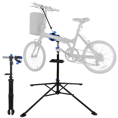 #ad Durable Steel Bike Repair Rack Stand Telesopic Arm Amateur Bike Adjustable Tool $43.39
