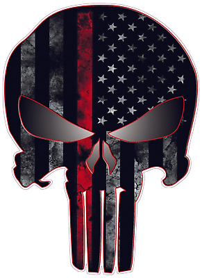 #ad American Skull First Responders Decal $10.95