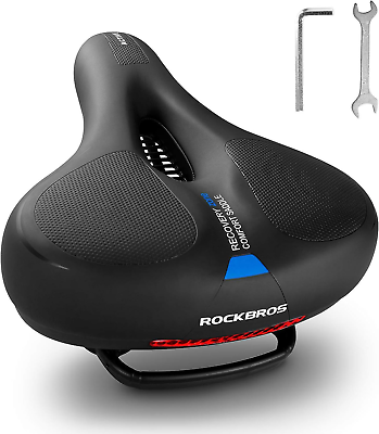 #ad ROCKBROS Bike Seat Comfort Bike Saddle Mountain Bicycle Accessories for Men Wome $28.98
