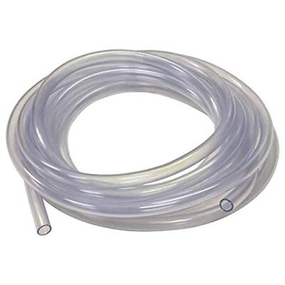 #ad PVC Clear Vinyl Tubing 1 4quot; ID 3 8quot; OD 10 Ft Clear Hose Plastic Tubing 19 55 PSI $6.47