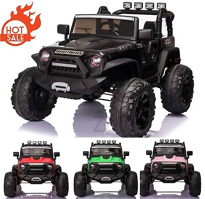 24V Kids Ride On Car Jeep Electric Truck 2 Seats Off Road Vehicle Remote Control $388.99
