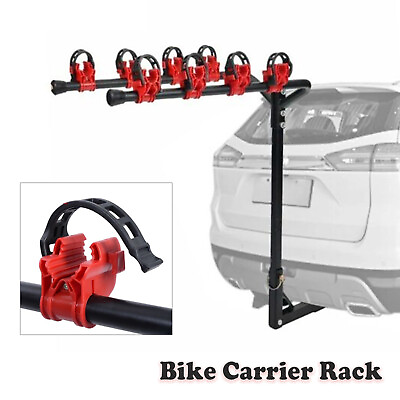 #ad 4 Bike Carrier Rack Hitch Mount Swing Down Bicycle Rack For Car Truck AUTO SUV $39.45