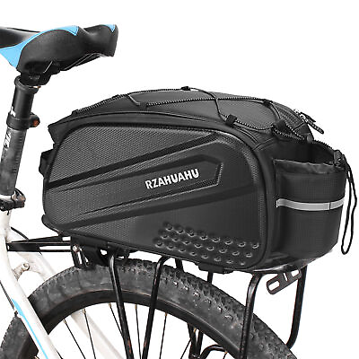 #ad 10L Rear Bag Waterproof Bike Rack Trunk Cycling Storage Pouch N7S1 $31.63