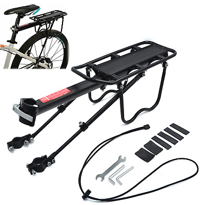 #ad Bicycle Carrier Rear Rack Fender Luggage Rack Seat Quick Release Metal Pannier $32.99