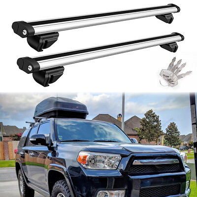 #ad #ad 53quot; Rooftop Rack Crossbar Cargo Luggage Carrier Set For Toyota 4Runner 2003 2022 $139.11