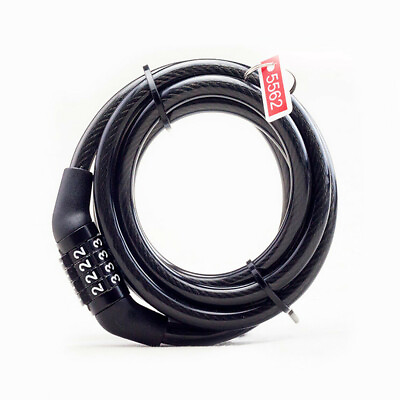 Bike Cable Basic Self Coiling Resettable Combination Cable Bike Locks #x27; $19.08