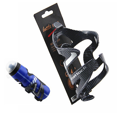 #ad New Cycling Gears Bike Parts Bicycle Water Bottles Holder Cages Plastic Black $7.59
