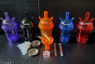 #ad Portable Cup Hookah LED Lights All 5 Colors Travel for Beach Car Hookah Set $100.00