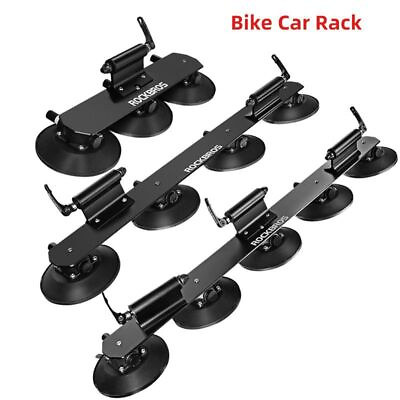 #ad #ad Bike Rack For Car Suction Roof Top Bike Carrier Quick Hub Install MTB Road Car $579.99