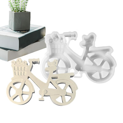 #ad Mini DIY Bike Silicone 3D Mold Bicycle Chocolate Fondant Mold Pendant Moulds $13.07