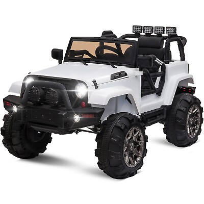 #ad ZEOPHOL Ride On Car Jeep 12V Electric Kids Car Toys 3 Speeds w Remote Control $249.99