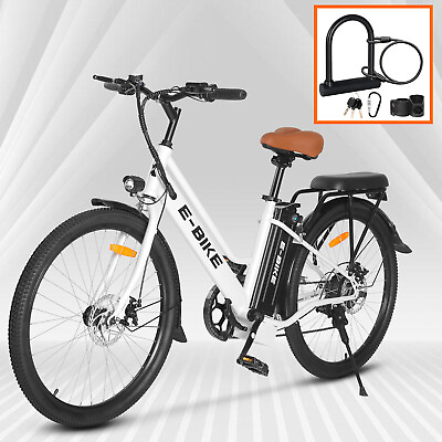 #ad 26 inch 500W 36V Electric Bike City Bicycle for Adults Commuter Ebike 40Mi 20MPh $462.99