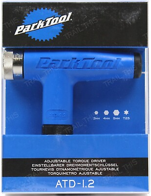 #ad Park Tool ATD 1.2 Adjustable 4 4.5 5 5.5 6Nm Bike Torque Wrench 3 4 5mm Hex T25 $71.95
