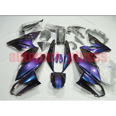 #ad Chameleon Blue Purple For Kawasaki Ninja 650R EX650C 2009 2010 2011 Fairing Kit $474.05