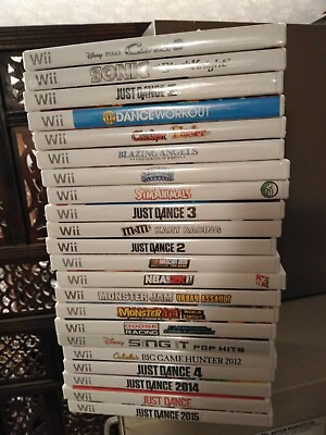 Wii Games with Manuals Most are Mint $114.00