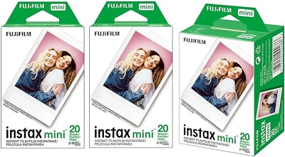 #ad 60 NEW Fujifilm Instax Mini Instant Film Sheets For Fuji Mini 9 11 12 90 Cameras $48.00