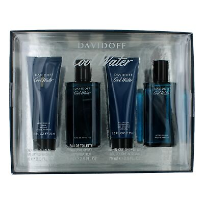 #ad #ad Cool Water by Davidoff 4 Piece Gift Set for Men $36.67