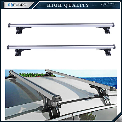 48quot; Car Roof Rack Universal Top Cross Bar Luggage Cargo Carrier Rails Aluminum $62.39
