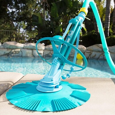 #ad Automatic Suction Vacuum Pool Cleaner Robotic Climb Wall Sweeper Complete Hose $79.48
