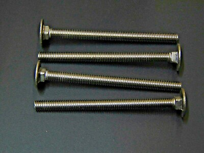 THULE RACK STAINLESS SQUARE NECK M6 X 80 CARRIAGE BOLTS SCREWS 4pcs $6.90