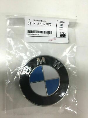 #ad GENUINE BMW G F E Series FRONT Hood Trunk Emblem Logo 82mm 3.228inc 511481323375 $20.99