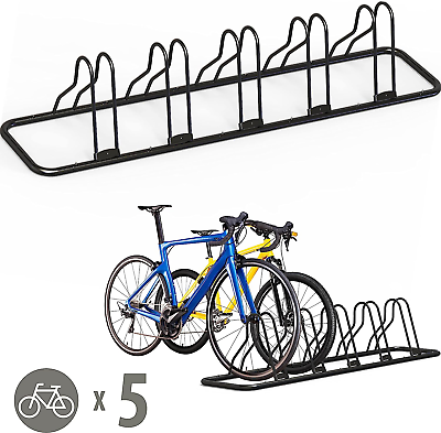#ad 5 Bike Garage Storage Floor Rack Stand Holds up to 5 Bicycles 12#x27;#x27; 26#x27;#x27; Durable $59.99