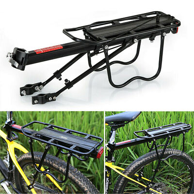 #ad Load 110 lbs Bike Rear Rack Adjustable Mountain Rod Bicycle Luggage Cargo Holder $28.90