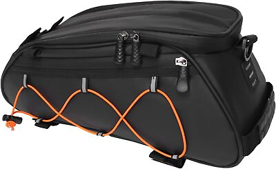 #ad Waterproof Bike Rack Bag with 2 Removable Bike Panniers Bicycle Rear Seat Bag $35.99