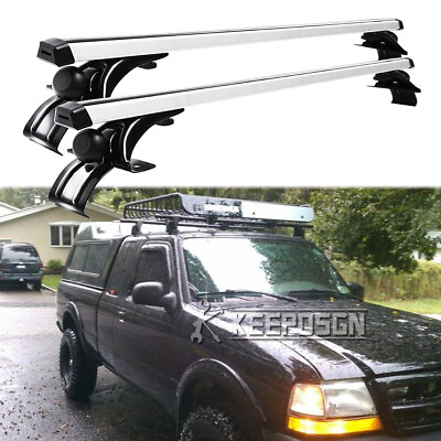 48quot; For Ford Ranger Bare Rooftop Racks Crossbars Luggage Kayak Carriers Aluminum $158.65