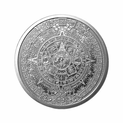 Golden State Mint Aztec Calendar 1 oz Silver Round GEM BU $33.42